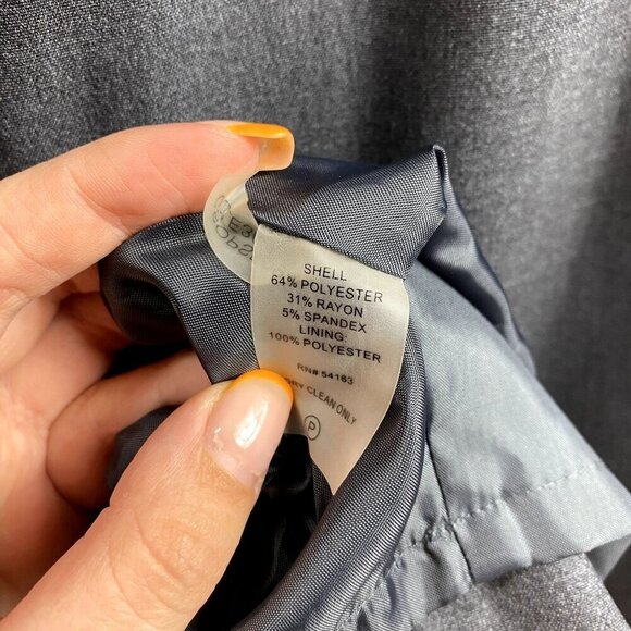 Calvin Klein Grey Work Dress With Belt Size 18W NWT - Picture 13 of 14